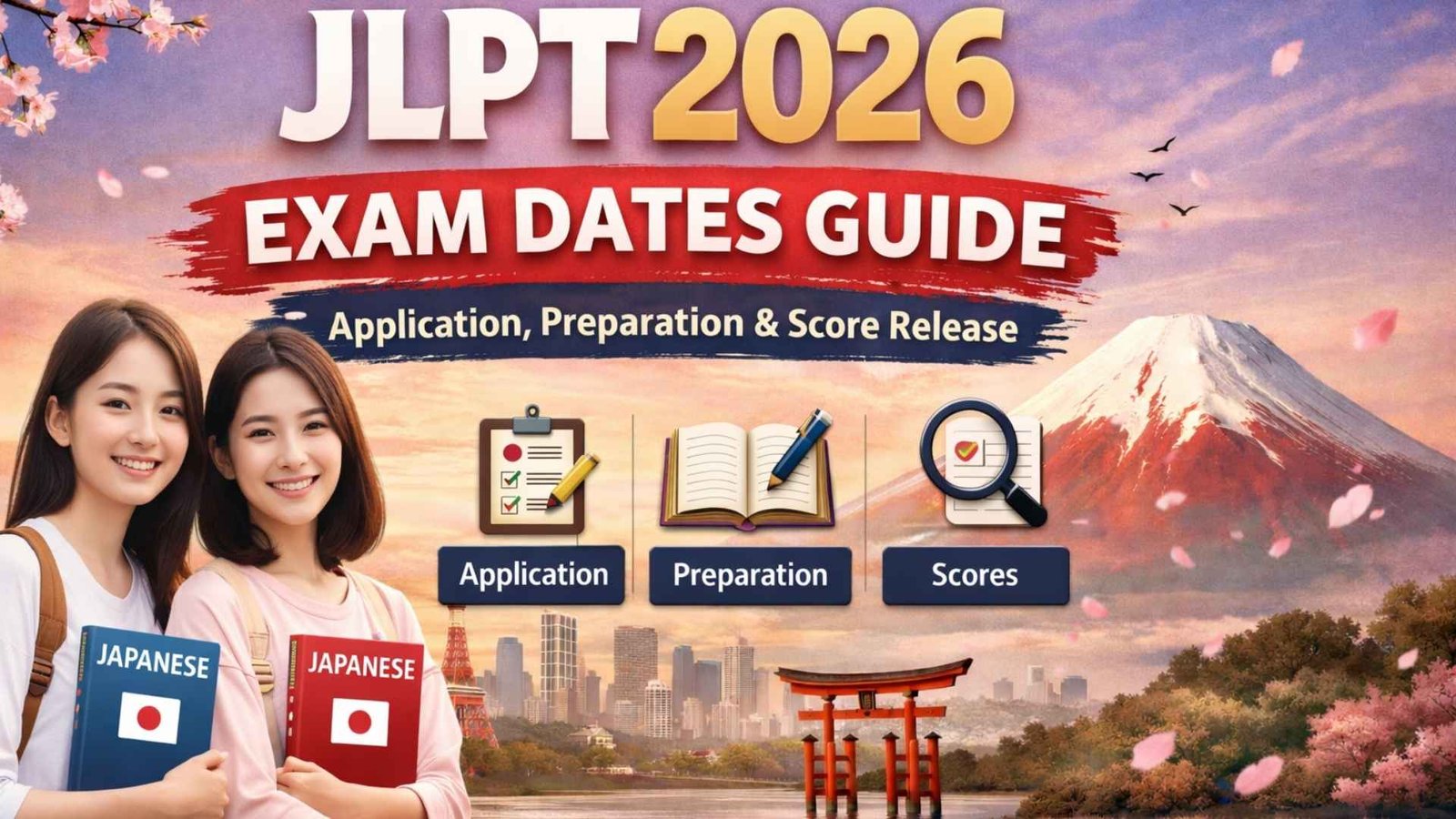 JLPT 2026 Exam Dates Guide: Application, Preparation & Score Release