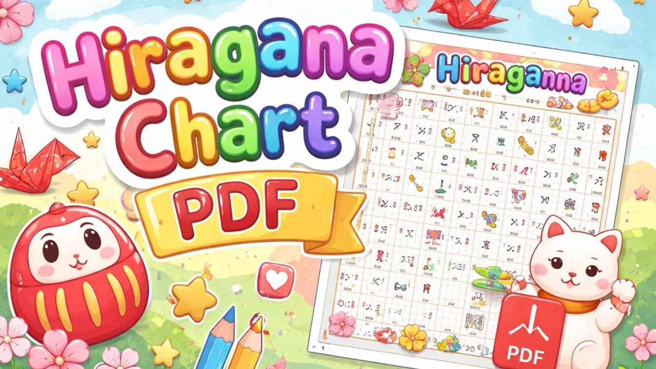Hiragana Chart PDF: Free Download with Stroke Order for Beginners