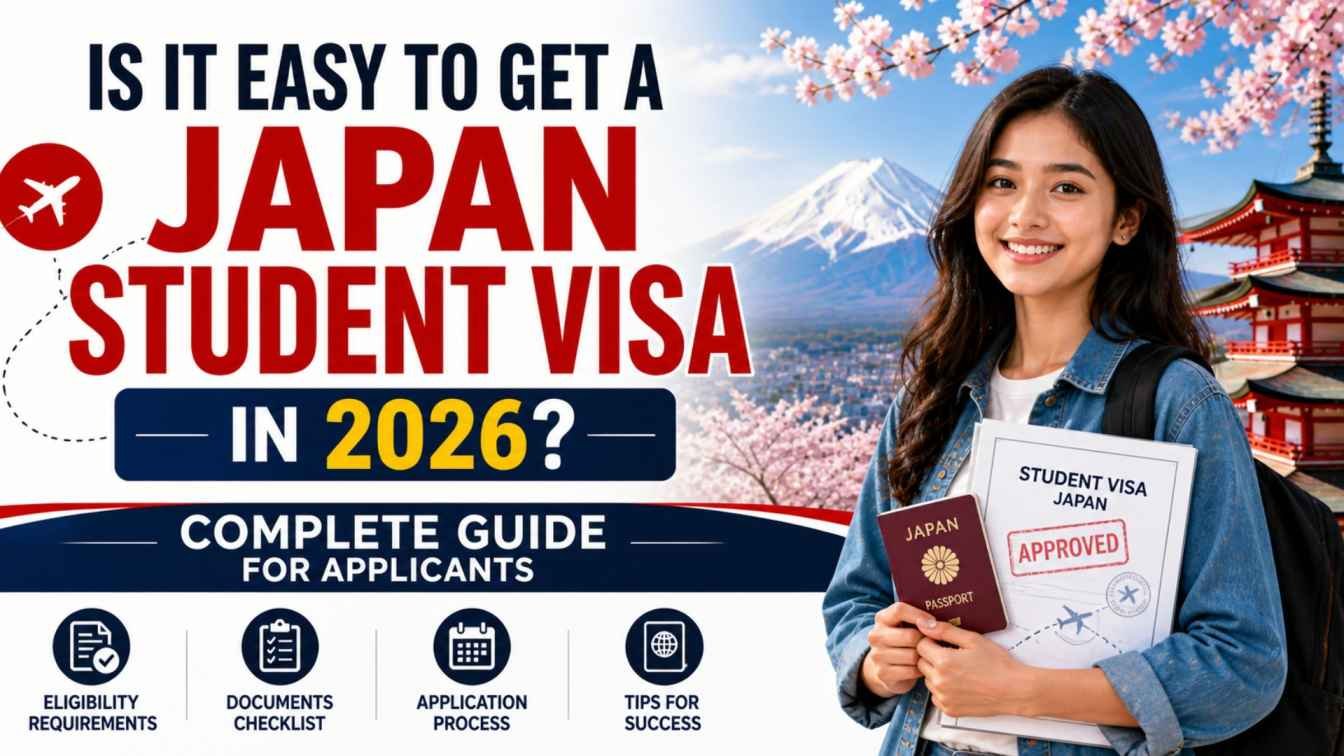 Is It Easy to Get a Japan Student Visa in 2026? Step-by-Step Guide for Applicants